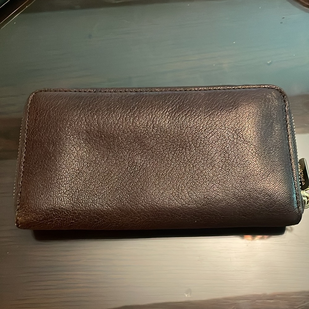 Michael Kors Brown Leather Wallet - Picture 2 of 8